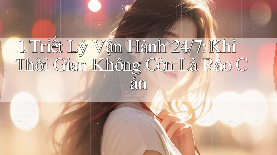 1. Triết Lý Vận Hành 24/7: Khi Thời Gian Không Còn Là Rào Cản