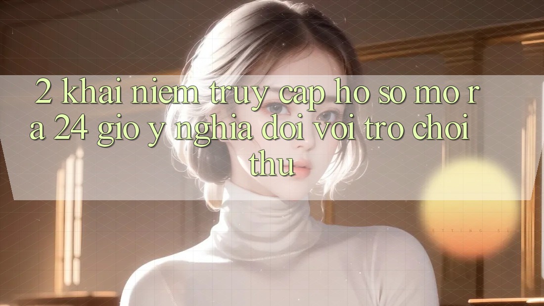 2. Khái Niệm “Truy cập hồ sơ Mở ra 24 Giờ” - Ý Nghĩa Đối Với Trò chơi Thủ
