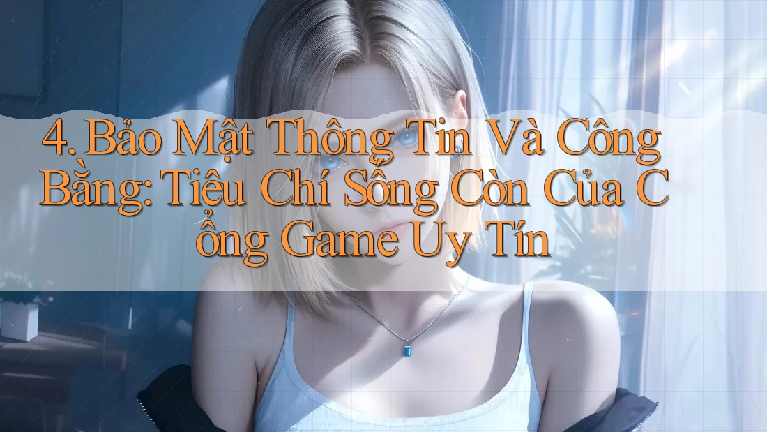 4. Bảo Mật Thông Tin Và Công Bằng: Tiêu Chí Sống Còn Của Cổng Game Uy Tín 4. Bảo Mật Thông Tin Và Công Bằng: Tiêu Chí Sống Còn Của Cổng Game Uy Tín