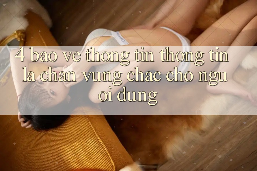 4. Bảo vệ thông tin Thông Tin - Lá Chắn Vững Chắc Cho Người dùng