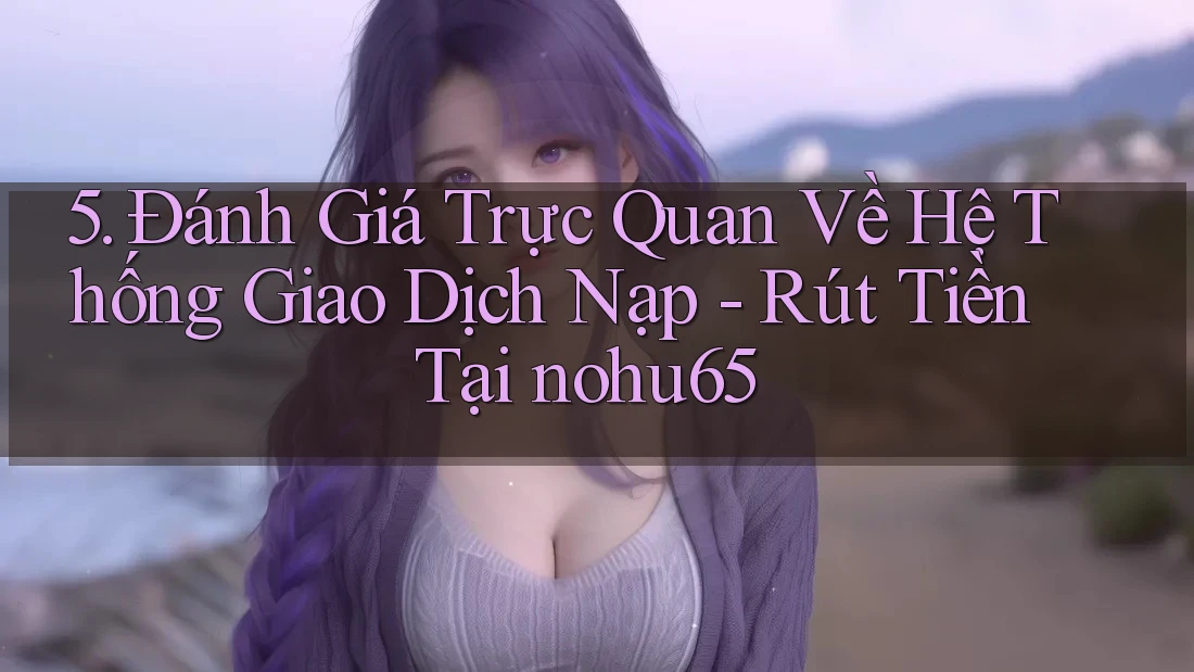 5. Đánh Giá Trực Quan Về Hệ Thống Giao Dịch Nạp - Rút Tiền Tại nohu65