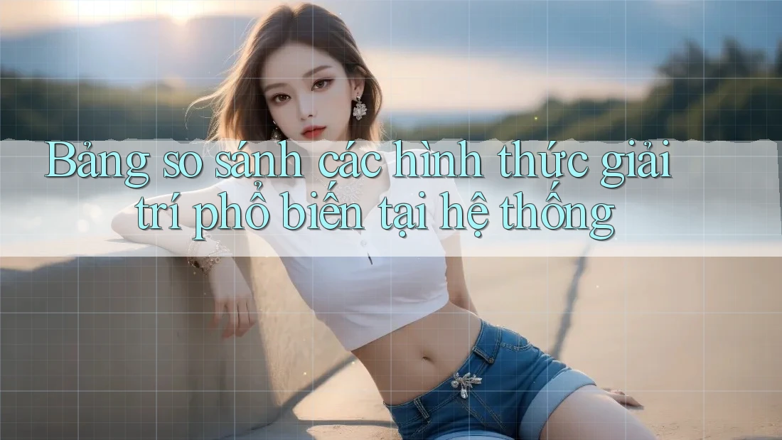 Bảng so sánh các hình thức giải trí phổ biến tại hệ thống
