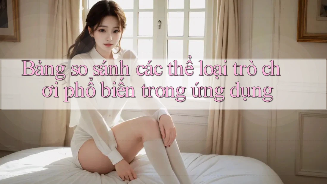 Bảng so sánh các thể loại trò chơi phổ biến trong ứng dụng Bảng so sánh các thể loại trò chơi phổ biến trong ứng dụng