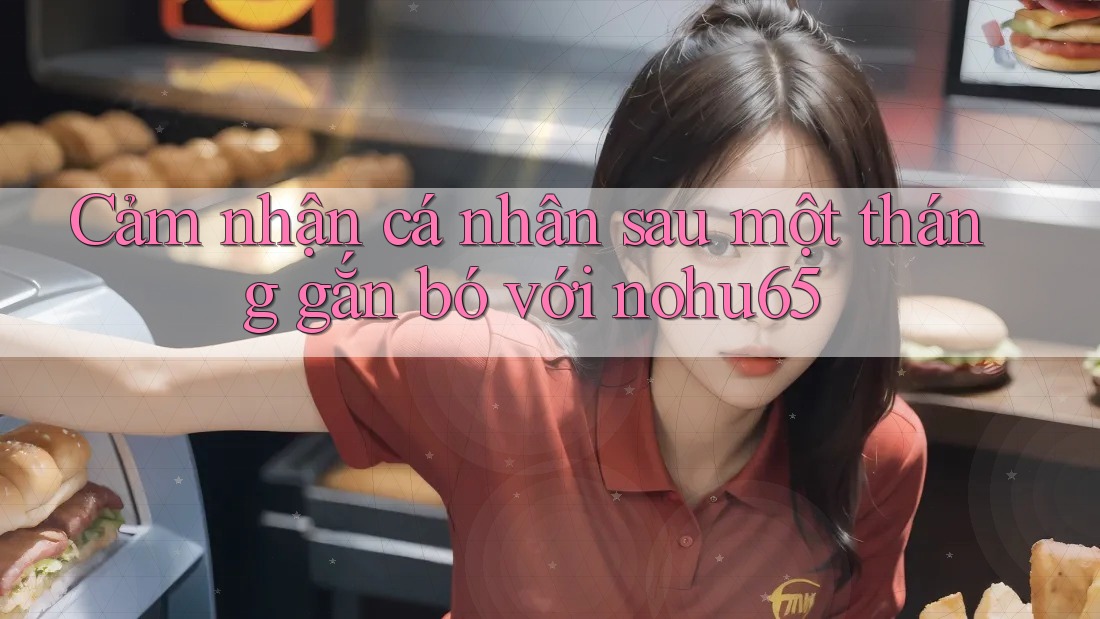 Cảm nhận cá nhân sau một tháng gắn bó với nohu65