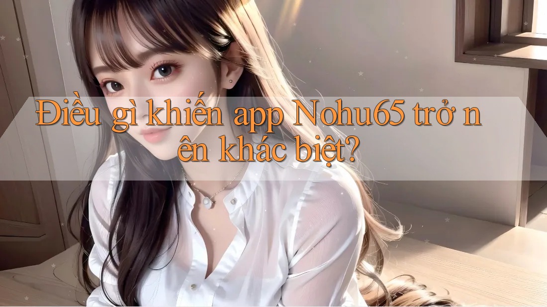 Điều gì khiến app Nohu65 trở nên khác biệt? Điều gì khiến app Nohu65 trở nên khác biệt?