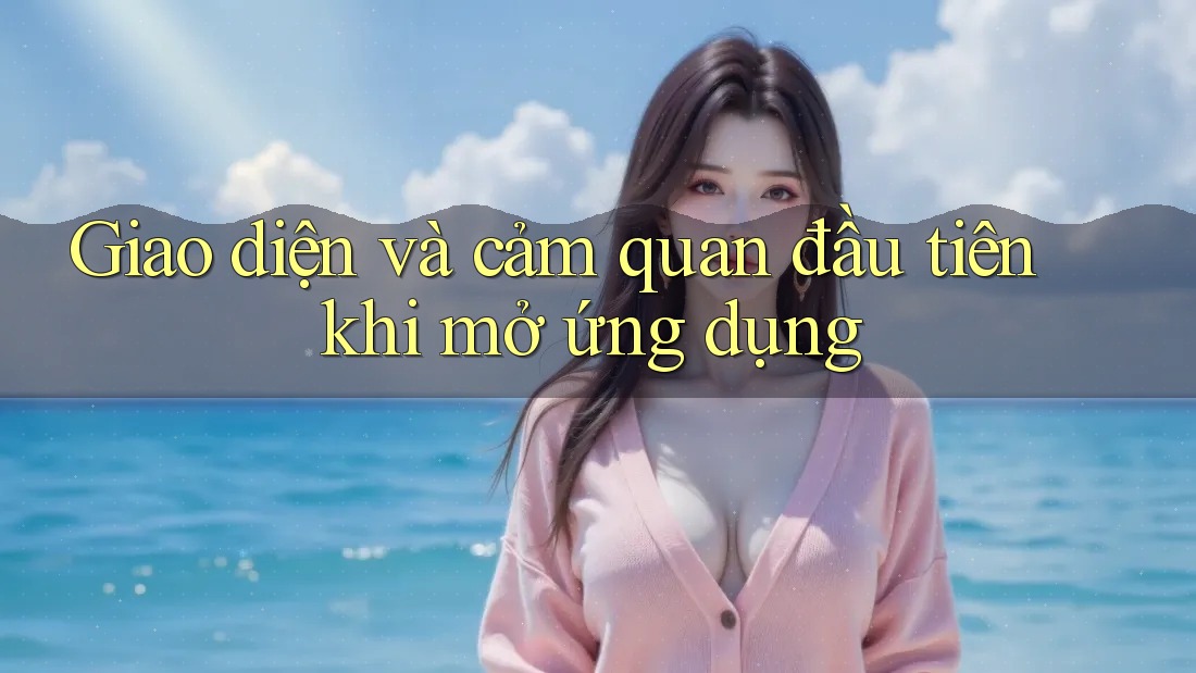 Giao diện và cảm quan đầu tiên khi mở ứng dụng