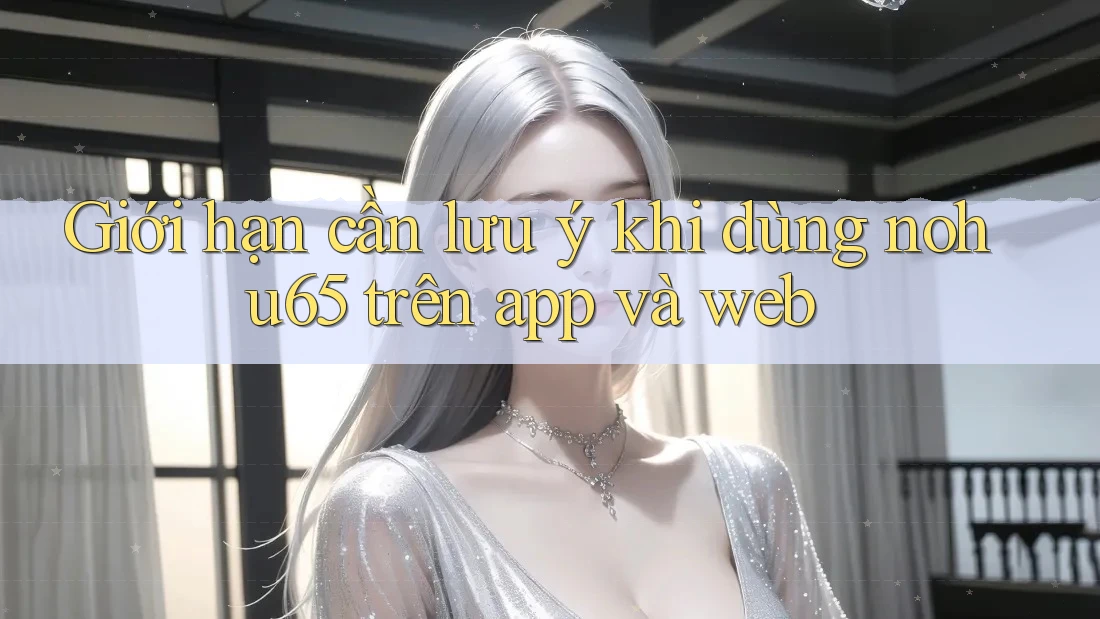 Giới hạn cần lưu ý khi dùng nohu65 trên app và web