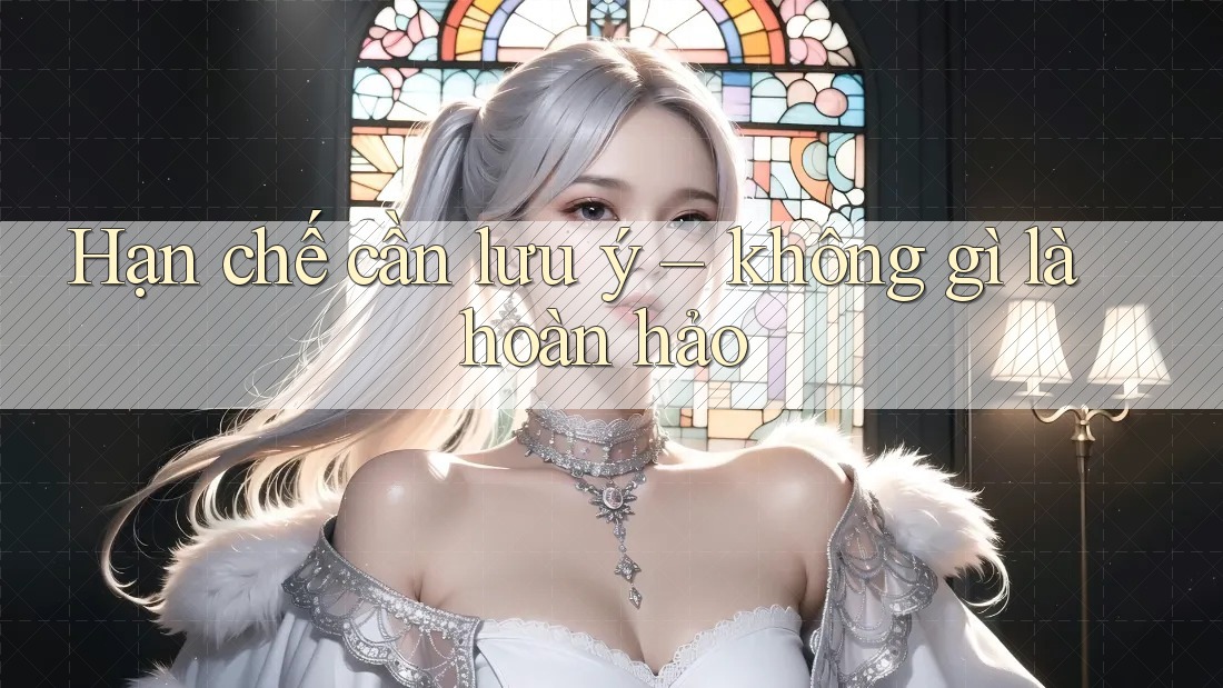Hạn chế cần lưu ý – không gì là hoàn hảo Hạn chế cần lưu ý – không gì là hoàn hảo