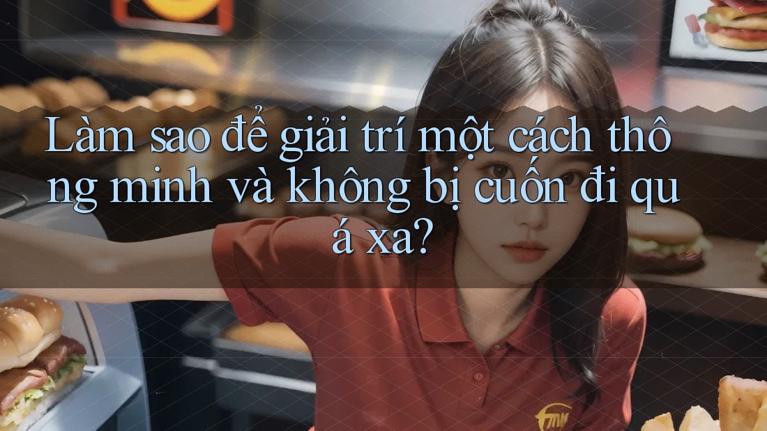 Làm sao để giải trí một cách thông minh và không bị cuốn đi quá xa? Làm sao để giải trí một cách thông minh và không bị cuốn đi quá xa?