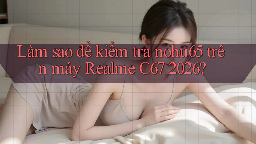 Làm sao để kiểm tra nohu65 trên máy Realme C67 2026?