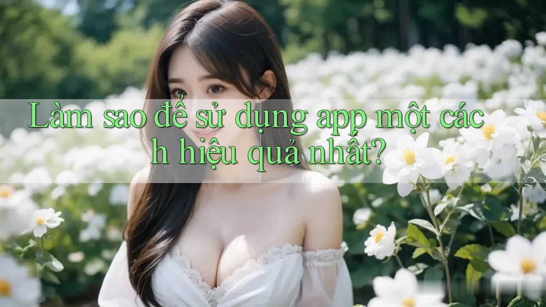 Làm sao để sử dụng app một cách hiệu quả nhất?