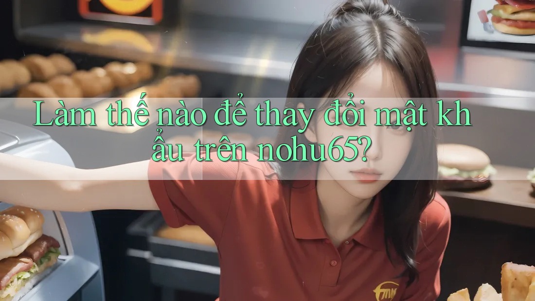 Làm thế nào để thay đổi mật khẩu trên nohu65? Làm thế nào để thay đổi mật khẩu trên nohu65?