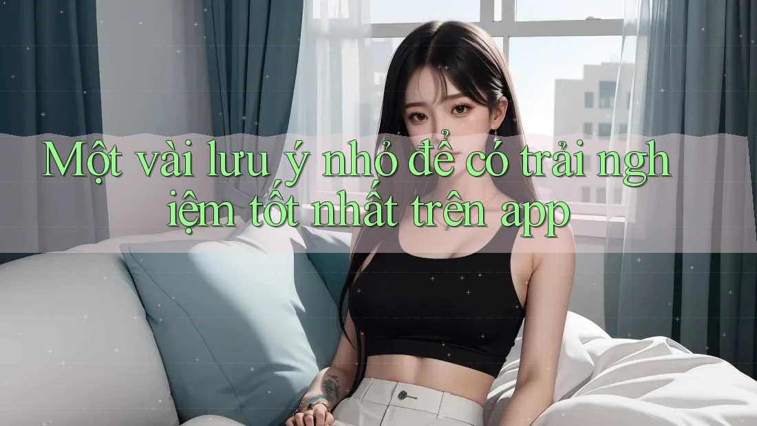 Một vài lưu ý nhỏ để có trải nghiệm tốt nhất trên app Một vài lưu ý nhỏ để có trải nghiệm tốt nhất trên app