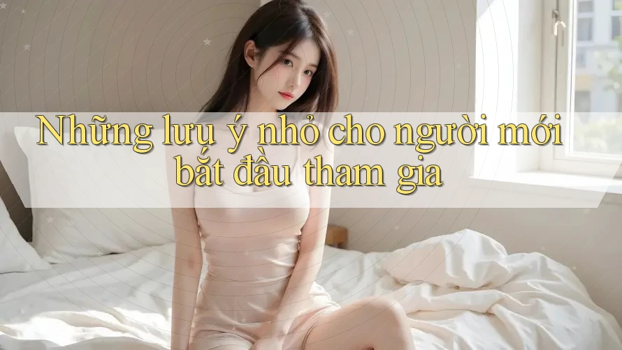 Những lưu ý nhỏ cho người mới bắt đầu tham gia Những lưu ý nhỏ cho người mới bắt đầu tham gia