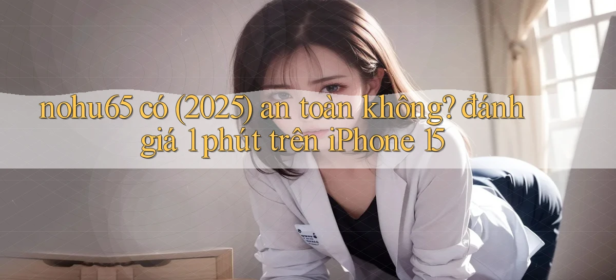 nohu65 có (2025) an toàn không đánh giá 1 phút trên iPhone 15