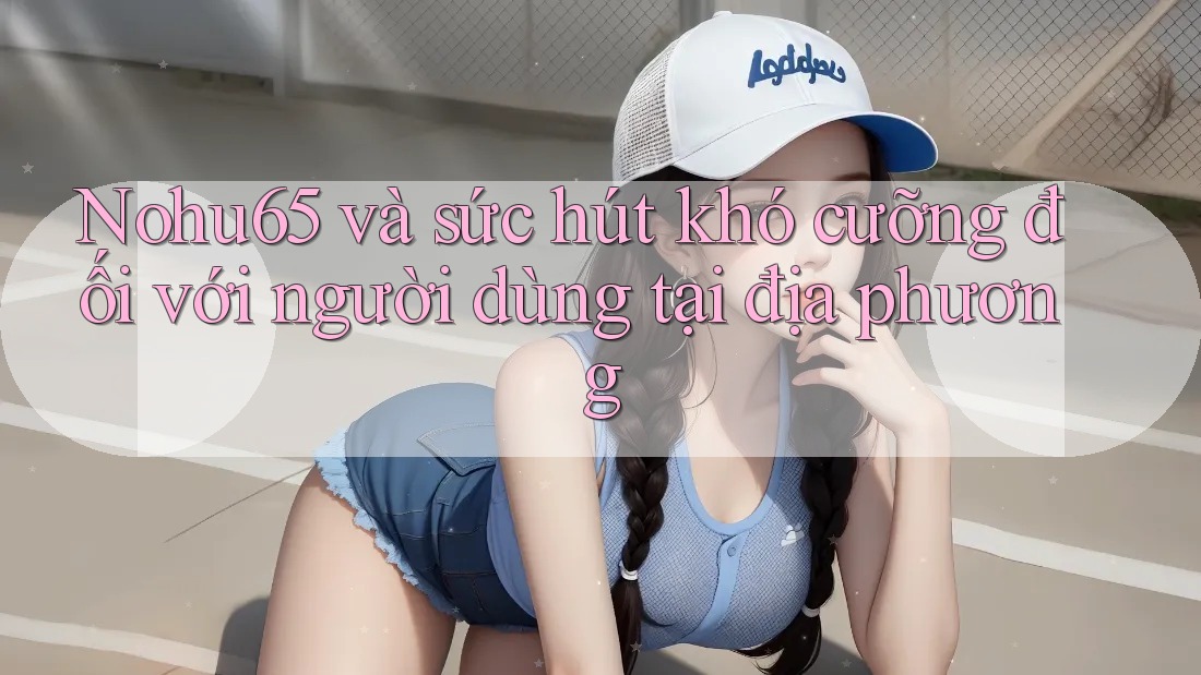 Nohu65 và sức hút khó cưỡng đối với người dùng tại địa phương Nohu65 và sức hút khó cưỡng đối với người dùng tại địa phương