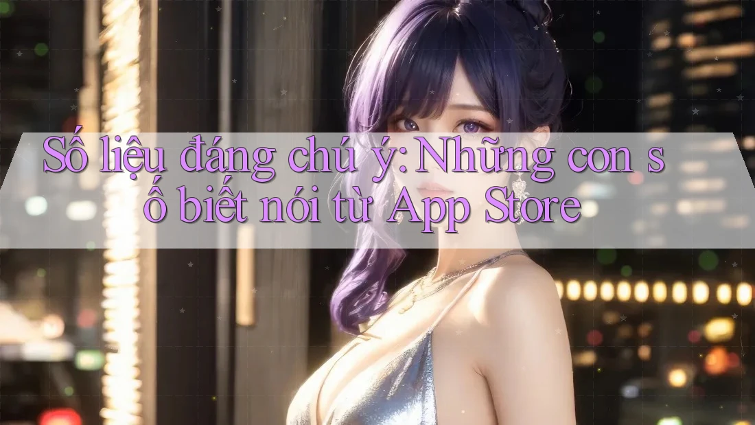Số liệu đáng chú ý: Những con số biết nói từ App Store Số liệu đáng chú ý: Những con số biết nói từ App Store