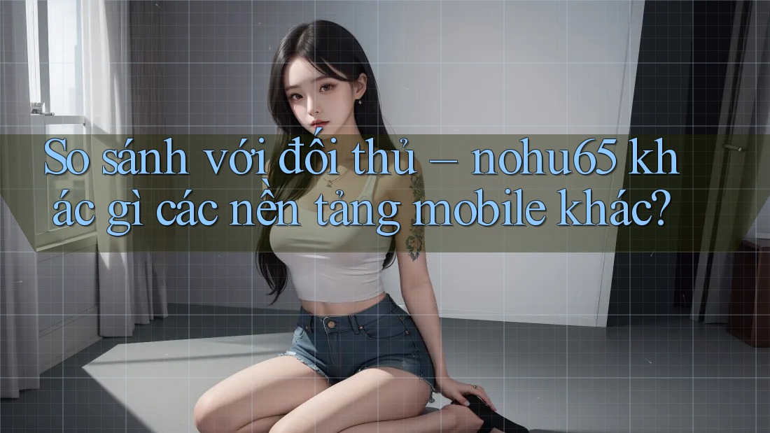 So sánh với đối thủ – nohu65 khác gì các nền tảng mobile khác?