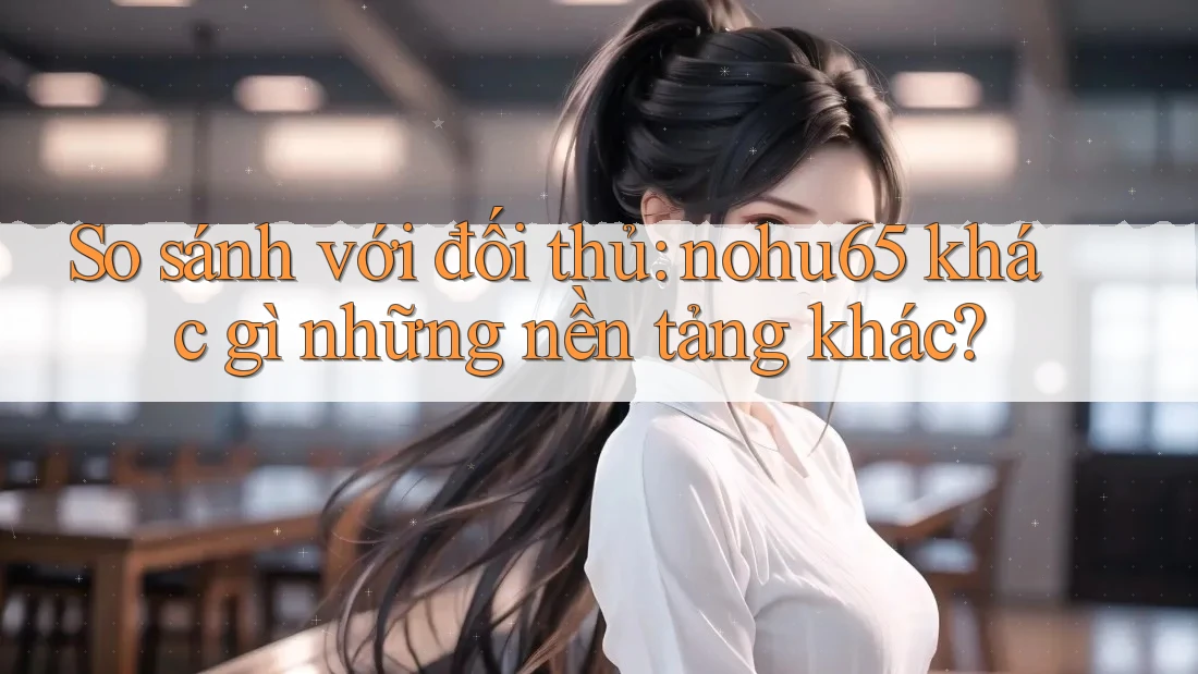 So sánh với đối thủ: nohu65 khác gì những nền tảng khác?
