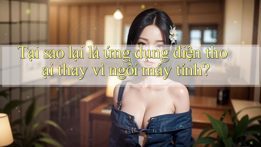Tại sao lại là ứng dụng điện thoại thay vì ngồi máy tính?