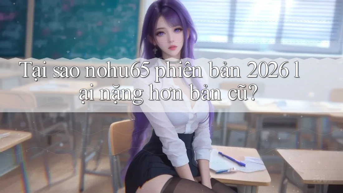 Tại sao nohu65 phiên bản 2026 lại nặng hơn bản cũ?
