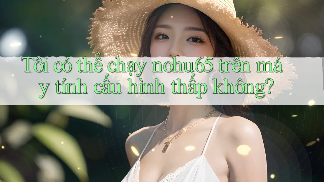 Tôi có thể chạy nohu65 trên máy tính cấu hình thấp không? Tôi có thể chạy nohu65 trên máy tính cấu hình thấp không?