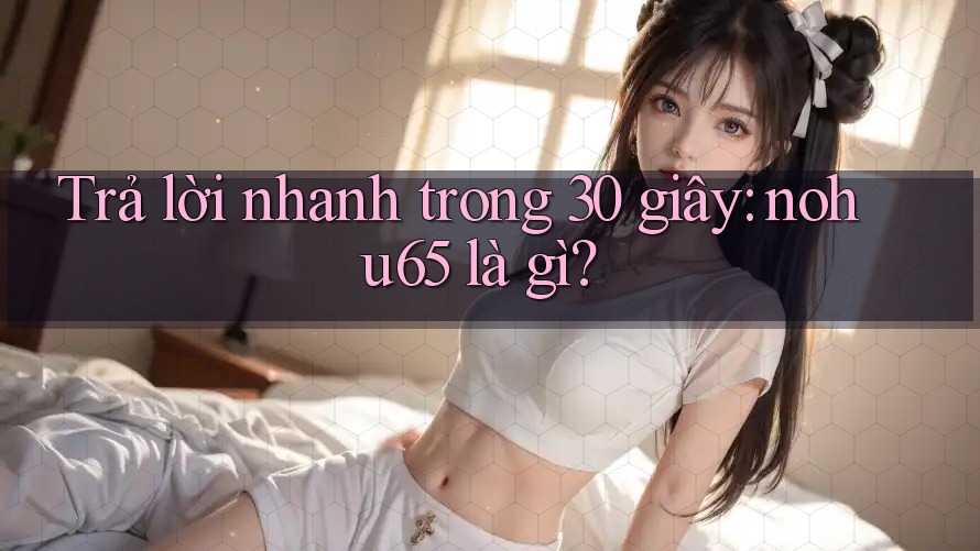 Trả lời nhanh trong 30 giây: nohu65 là gì?