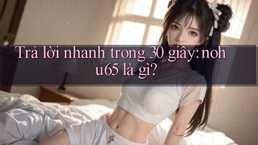 Trả lời nhanh trong 30 giây: nohu65 là gì?