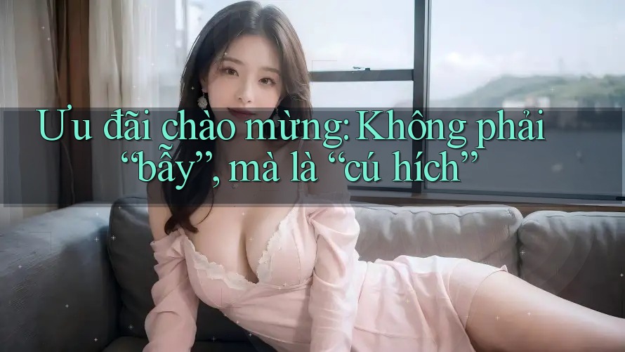 Ưu đãi chào mừng: Không phải “bẫy”, mà là “cú hích”