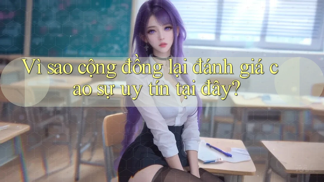 Vì sao cộng đồng lại đánh giá cao sự uy tín tại đây? Vì sao cộng đồng lại đánh giá cao sự uy tín tại đây?